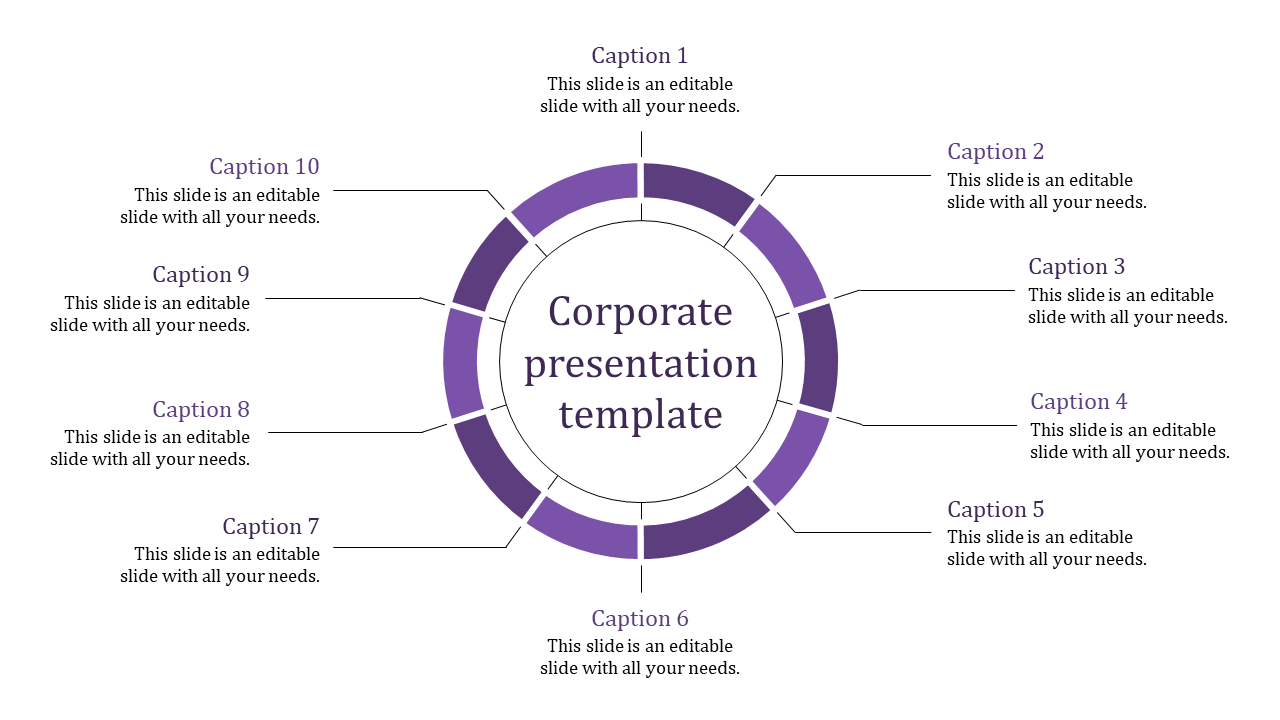 Buy Highest Quality Corporate Presentation Template